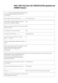 EDUC 1300 Final Exam HCC UPDATED ACTUAL Questions and  CORRECT Answers 
