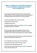 NEWEST ATI PHARMACOLOGY PROCTORED EXAM 2026&sol;2027  ACTUAL EXAM COMPLETE QUESTIONS AND CORRECT  DETAILED ANSWERS &vert; PDF 