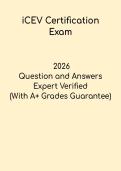 iCEV Certification 2026 Exam &ndash; Practice Test & Career Readiness Study Guide