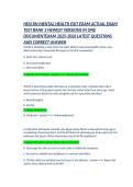 HESI RN Mental Health Exit Exam &mdash; 3 Versions with Verified Questions & Detailed Answers &lpar;2025&ndash;2026&rpar;