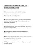 CODA EXAM 2 COMPLETE STUDY AND REVISION MATERIAL 2026
