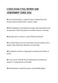 CODA EXAM 2 FULL REVIEW AND ASSESSMENT GUIDE 2026