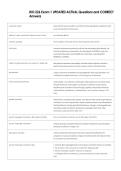 BIO 226 Exam 1 UPDATED ACTUAL Questions and CORRECT  Answers