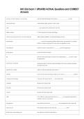 BIO 226 Exam 1 UPDATED ACTUAL Questions and CORRECT  Answers 