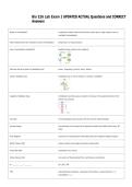 Bio 226 Lab Exam 1 UPDATED ACTUAL Questions and CORRECT  Answers