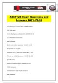 ASCP MB Exam Questions and Answers 100&percnt; PASS