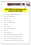 ASCP MB Exam Questions and Answers 100&percnt; PASS