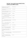 BIOL 2260 - Exam 2 &lpar;Study Guide&rpar; UPDATED ACTUAL  Questions and CORRECT Answers