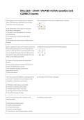 BIOL 2260 - EXAM I UPDATED ACTUAL Questions and  CORRECT Answers