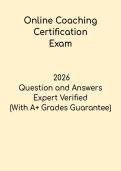 Online Coaching Certification 2026 &ndash; Practice Exam & Professional Coaching Study Guide