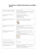 BIOL 2260 Exam 1 UPDATED ACTUAL Questions and CORRECT  Answers