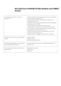BIOL 2260 Exam 4 UPDATED ACTUAL Questions and CORRECT  Answers 