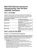 WGU D236 Pathophysiology Objective Assessment&colon; Elite Test Bank &lpar;2026&sol;2027&rpar; &vert; 55&plus; High-Yield Questions with Rationales&comma; Distractor Analysis & Clinical Guidelines &lpar;SOFA-2&comma; GOLD&comma; ADA&rpar;