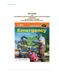 AAOS Emergency Care and Transportation 12th Edition Test Bank - Complete Chapters 1-41 &lpar;Questions & Answers with Rationales&rpar;