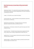 State Farm Insurance License Exam with precise detailed answers