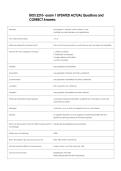 BIOS 2210- exam 1 UPDATED ACTUAL Questions and  CORRECT Answers