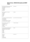 BIOS 2210 Exam 1 UPDATED ACTUAL Questions and CORRECT  Answers 