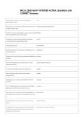 Micro 2260 Test &num;1 UPDATED ACTUAL Questions and  CORRECT Answers