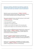 PORTAGE LEARNING&colon; MICROBIOLOGY MODULE 5&comma; PORTAGE MICROBIOLOGY BIOD171 EXAM 5&comma; PORTAGE MICROBIOLOGY EXAM &num;5 &vert; QUESTIONS AND ANSWERS &vert; LATEST EXAM UPDATE 