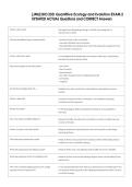 &lbrack;JMU&rsqb; BIO 250&colon; Quantitive Ecology and Evolution EXAM 2  UPDATED ACTUAL Questions and CORRECT Answers