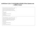 BIL 250 Exam 2 &lpar;Chs 4-&quest;&rpar; IN PROGRESS UPDATED ACTUAL Questions and  CORRECT Answers