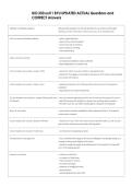 BIO 250 unit 1 BYU UPDATED ACTUAL Questions and  CORRECT Answers