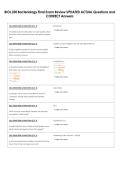 BIOL 250 Bacteriology Final Exam Review UPDATED ACTUAL Questions and  CORRECT Answers