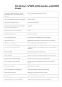 BIOL 250 Exam 2 UPDATED ACTUAL Questions and CORRECT  Answers