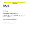 OCR - GCSE &lpar;9-1&rpar; History B &lpar;Schools History Project&rpar; - J411&sol;33&colon; Viking Expansion&comma; c&period;750- c&period;1050 with Living under Nazi Rule&comma; 1933-1945- June 2025- Question Paper and Making Scheme Combined