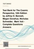 Test Bank for The Cosmic Perspective&comma; 10th Edition by Jeffrey O&period; Bennett 