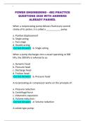 POWER ENGINEERING - 4B2 PRACTICE QUESTIONS 2026 WITH ANSWERS ALREADY PASSED&period;