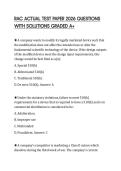 RAC ACTUAL TEST PAPER 2026 QUESTIONS WITH SOLUTIONS GRADED A&plus;