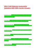 WGU C182 Objective Assessment &mdash; Verified Questions with 100&percnt; Correct Answers