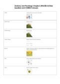 Anatomy and Physiology Chapter 2 UPDATED ACTUAL  Questions and CORRECT Answers 