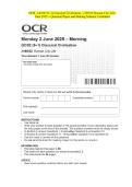 OCR - GCSE &lpar;9&ndash;1&rpar; Classical Civilisation - J199&sol;22 Roman City LifeJune 2025 - Question Paper and Making Scheme Combined