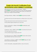 Google Ads Search Certification Exam  QUESTIONS AND CORRECT ANSWERS