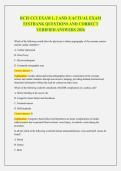 RCIS CCI EXAM 1&comma; 2 AND 3&vert; ACTUAL EXAM TESTBANK QUESTIONS AND CORRECT VERIFIED ANSWERS 2026