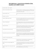 BIOL 2252K Exam 1 &lpar; Special Senses UPDATED ACTUAL  Questions and CORRECT Answers
