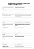 BIOL 2252K Exam 1 Concept Guide UPDATED ACTUAL  Questions and CORRECT Answers