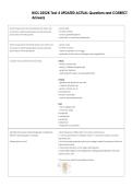 BIOL 2252K Test 4 UPDATED ACTUAL Questions and CORRECT  Answers