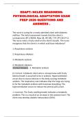 EDAPT&colon; NCLEX READINESS&colon; PHYSIOLOGICAL ADAPTATION EXAM PREP 2026 QUESTIONS AND ANSWERS &period;