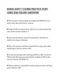 RANGE SAFETY COURSE PRACTICE STUDY GUIDE 2026 SOLVED QUESTIONS