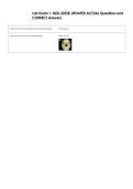 BIOL 2252  Bundled Exam Questions WITH  CORRECT Answers