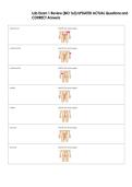 Lab Exam 1 Review &lpar;BIO 163&rpar; UPDATED ACTUAL Questions and  CORRECT Answers