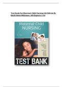 Test Bank For Maternal-Child Nursing 6th Edition by Emily Slone McKinney&comma; All Chapters 1-55&vert; Guaranteed Pass