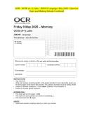 OCR - GCSE &lpar;9&ndash;1&rpar; Latin - J282&sol;01 Language- May 2025- Question Paper and Making Scheme Combined