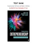 Entrepreneurship&colon; The Practice and Mindset &ndash; 3rd Edition&comma; Heidi M&period; Neck & Christopher P&period; Neck &vert; Complete Test Bank Chapters 1&ndash;16