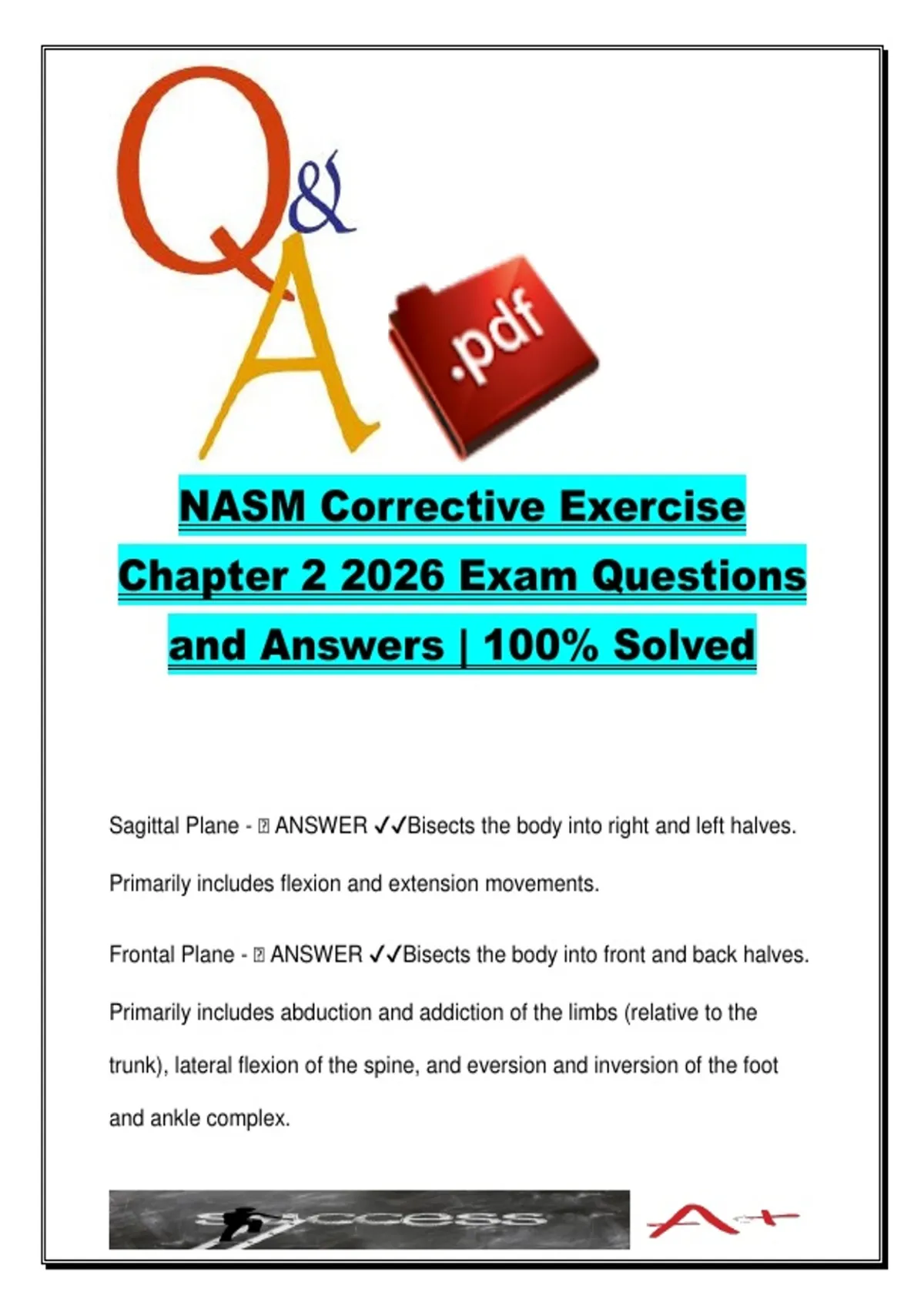 Nms Exercise NASM Corrective Exercise Chapter 2 (CES 2026) – National Academy of ...