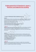 Prophecy general ICU A V3 Questions & - answer&semi;-s&comma; Distinction Level Assignment Has everything&period;