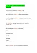 TAM Card Exam with Complete Solutions